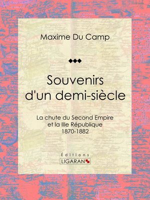cover image of Souvenirs d'un demi-siècle